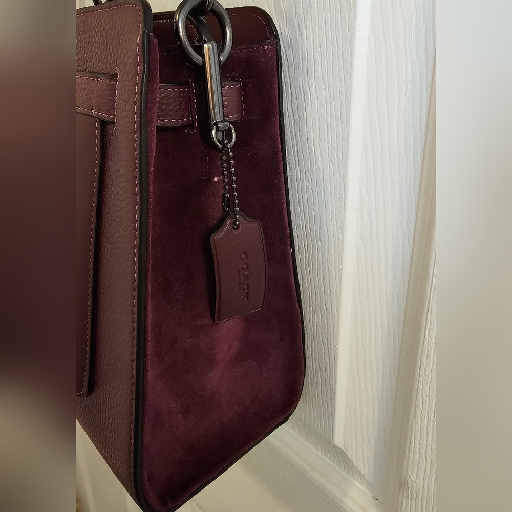 Coach NWT Boysenberry Lane Carryall Satchel - Picture 16 of 16